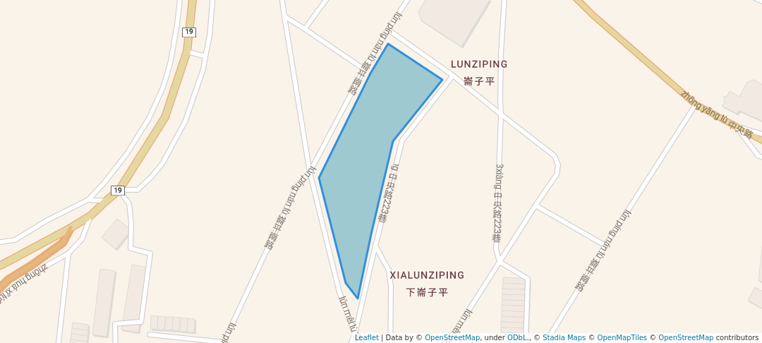 walking in 向陽公園 map in Changhua City