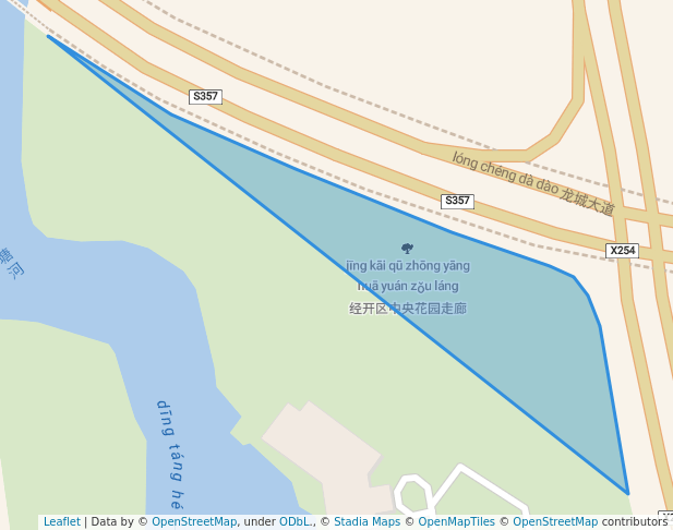 经开区中央花园走廊