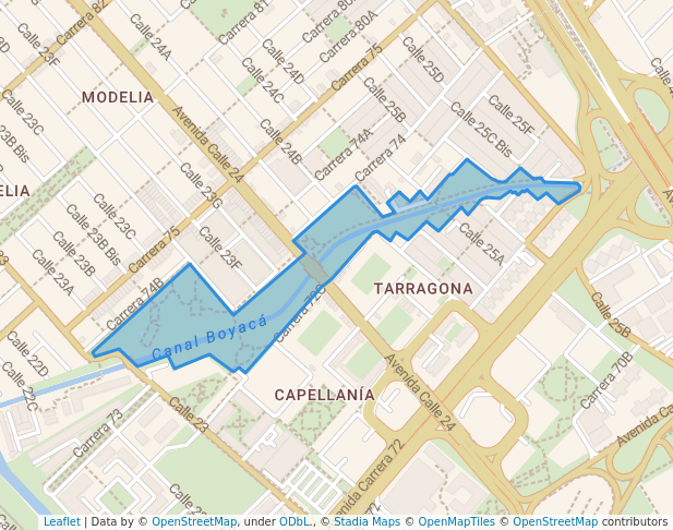 Parque Canal Boyacá