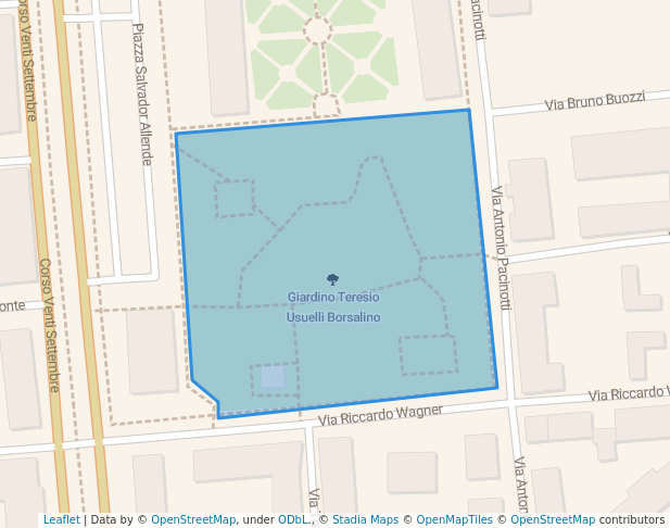 Giardino Teresio Usuelli Borsalino