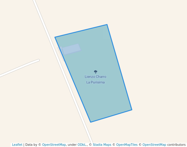 walking in Lienzo Charro La Purísima map in El Oasis