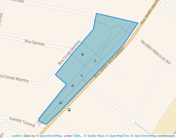 walking in Praça do Campeche map in Florianópolis