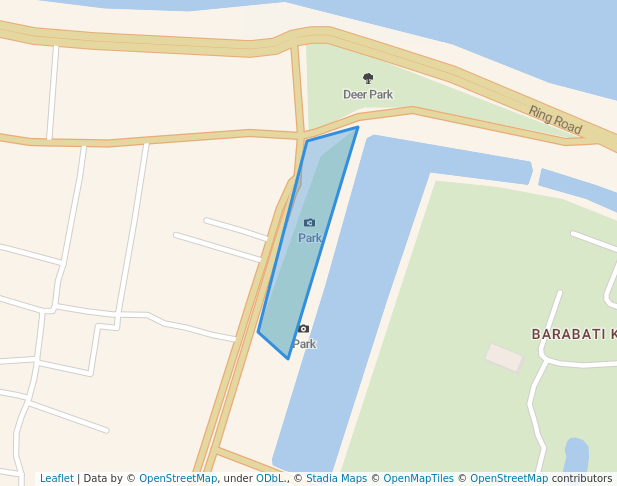 walking in Tulsipur Park Cuttack map in Cuttack