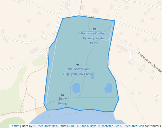 Парк усадьбы Рапти