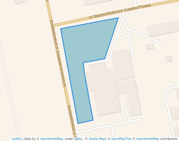 walking in Парк ДК БОЗ map in Biysk