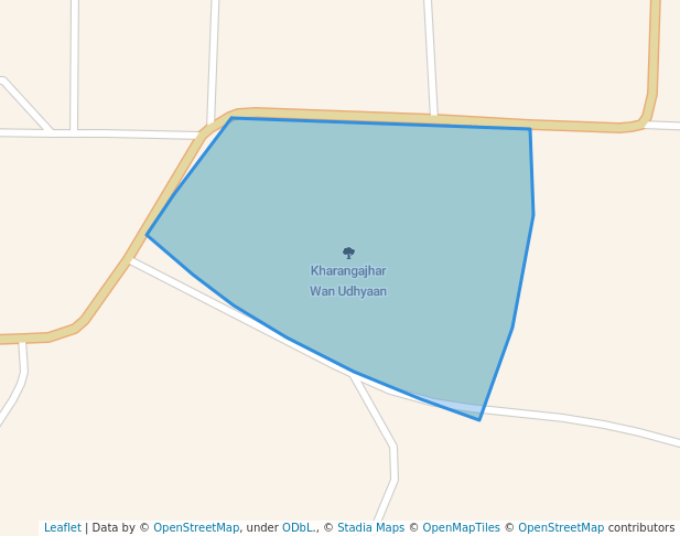 walking in Kharangajhar Wan Udhyaan map in Jamshedpur