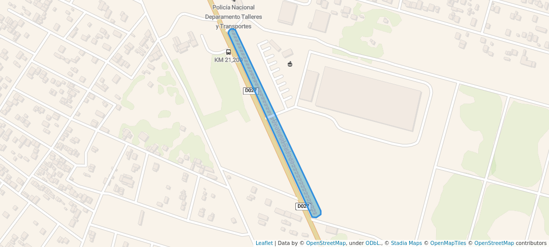 walking in Area Verde map in Capiatá