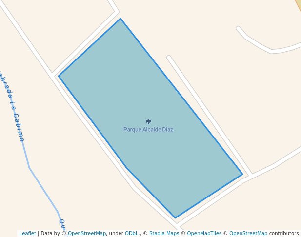 walking in Parque Alcalde Díaz map in Panamá