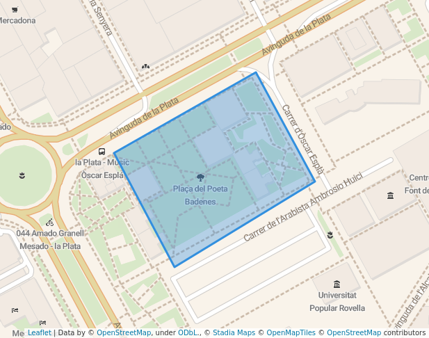 Plaza del Poeta Badenes