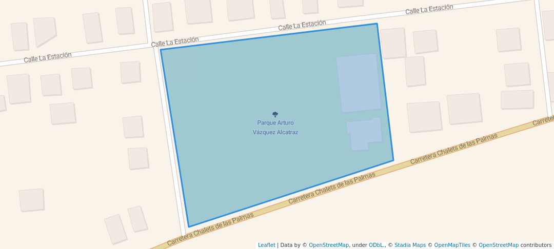 walking in Parque Arturo Vázquez Alcatraz map in Buena Vista