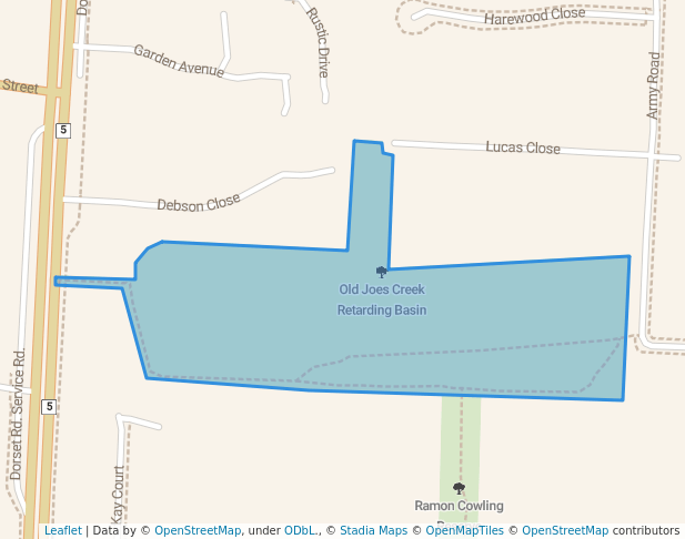 Old Joes Creek Retarding Basin