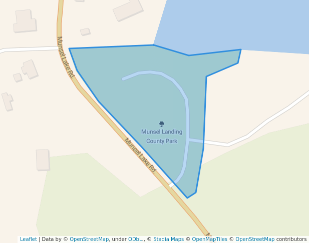 walking in Munsel Landing County Park map in Florence