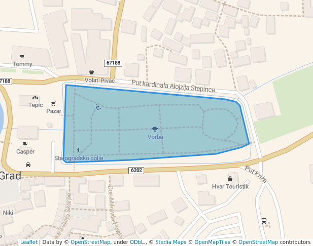 Vorba in Stari Grad | Map and Routes
