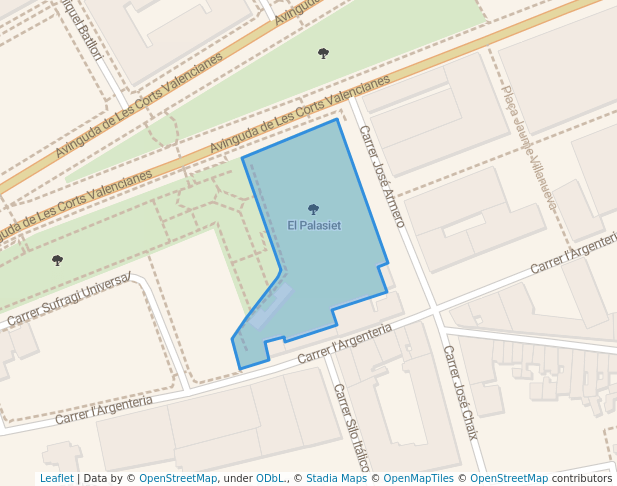 walking in El Palasiet map in Xàtiva