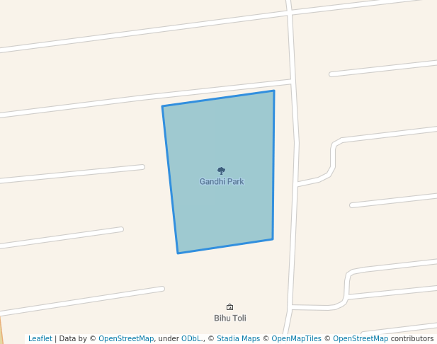 walking in Gandhi Park map in Duliajan