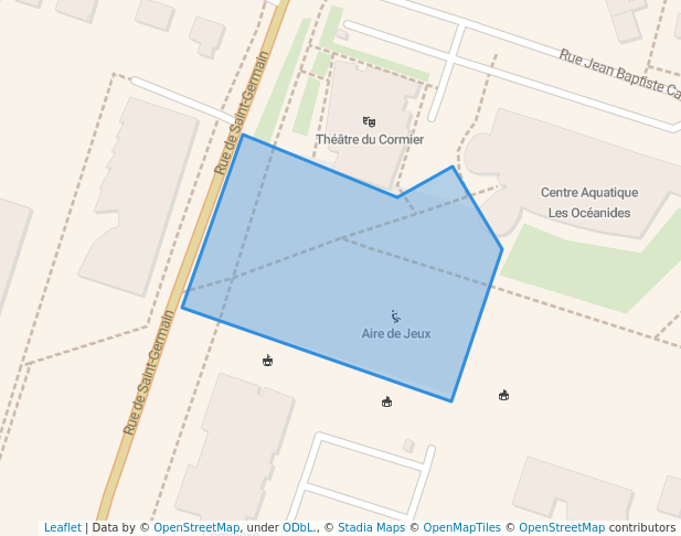 Esplanade de la piscine