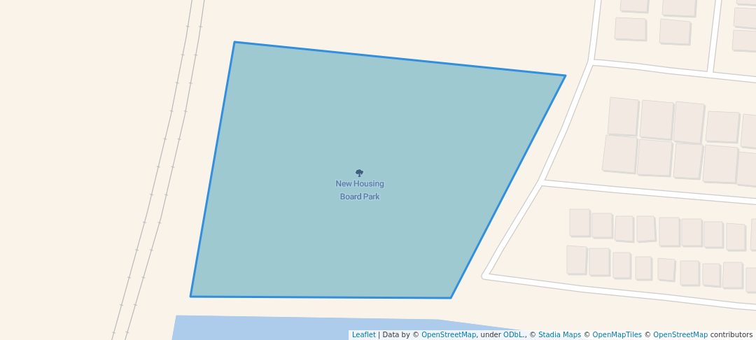 walking in New Housing Board Park map in Gadwal