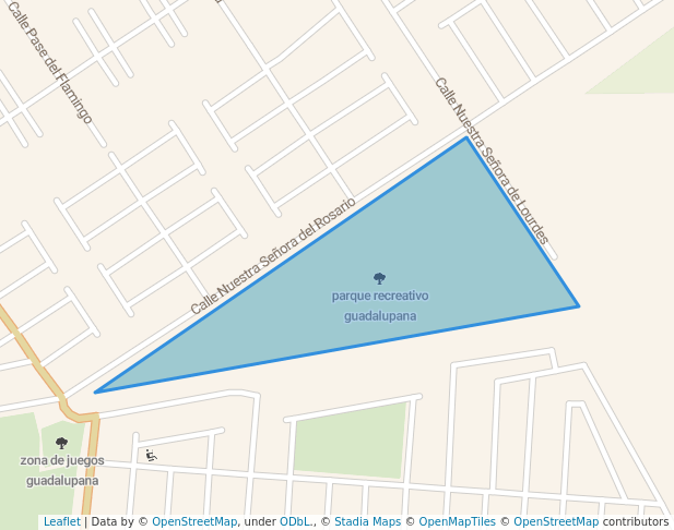 walking in parque recreativo guadalupana map in Colonia Santa Teresa