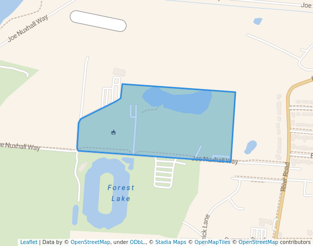 walking in Fairfield Optimist Park map in Fairfield