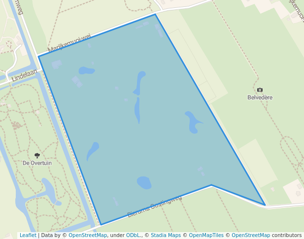 walking in Landgoed Oranjestein map in Oranjewoud