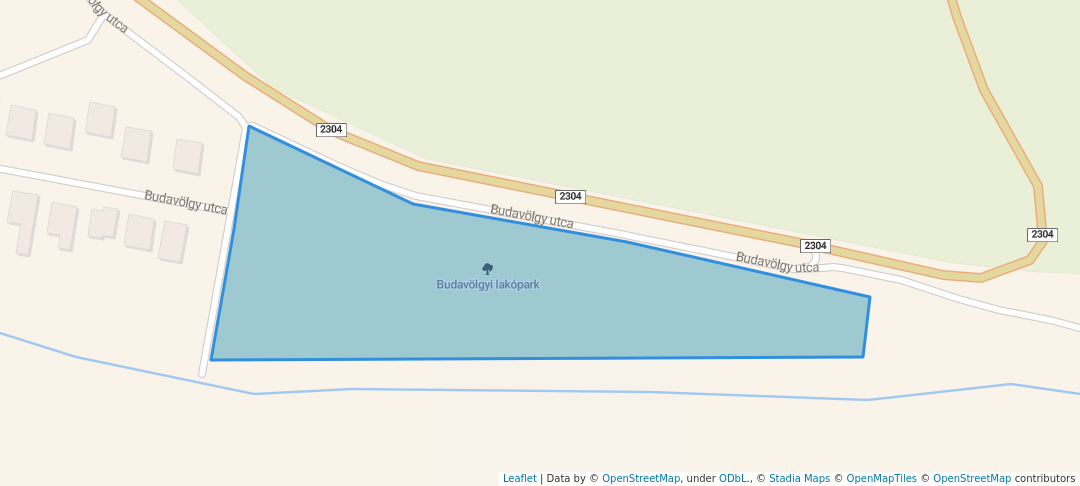 walking in Budavölgyi lakópark map in Salgótarján