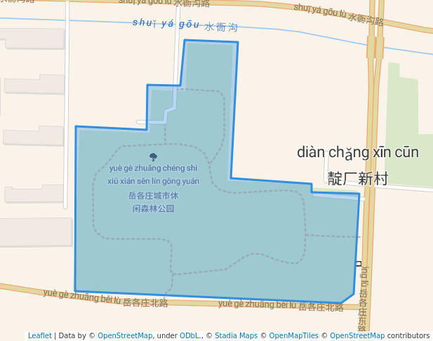 walking in 足球公园 map in Beijing