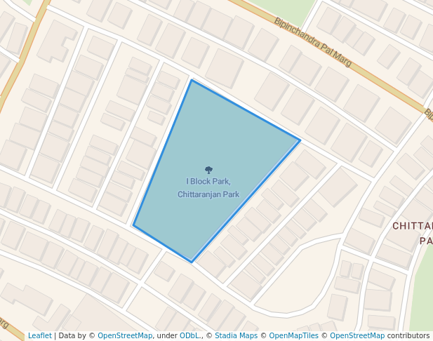 I Block Park, Chittaranjan Park