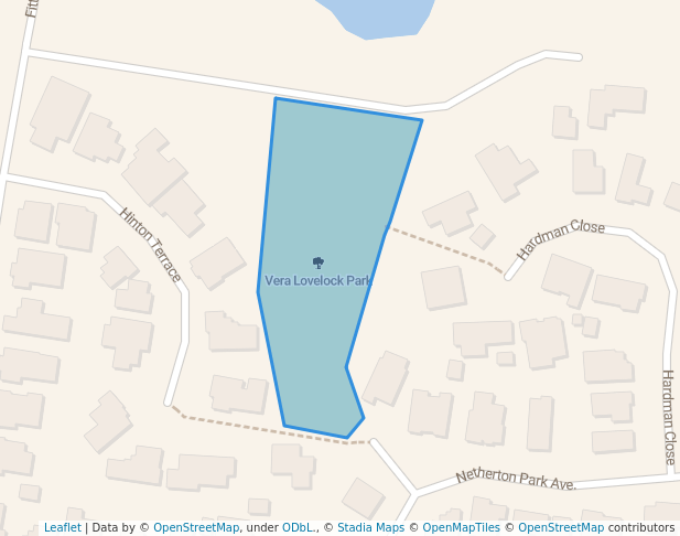 walking in Vera Lovelock Park map in Armidale