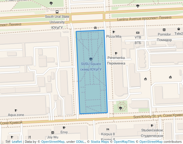 сквер ЮУрГУ