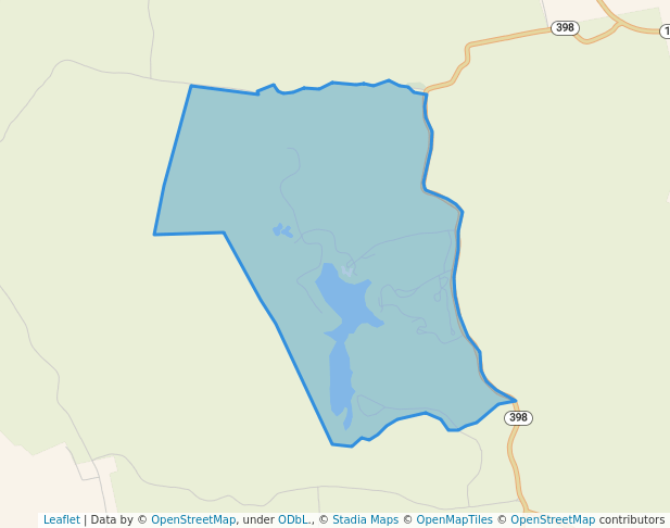 walking in Pennyrile Forest State Resort Park map in Dawson Springs