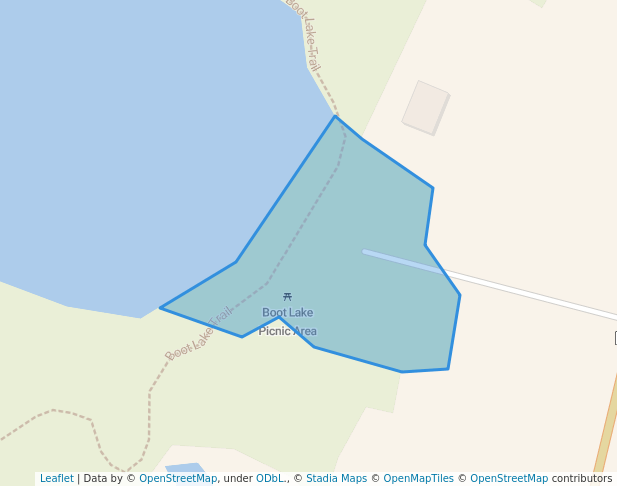 Lions Club Boot Lake Park in Inuvik | Map and Routes