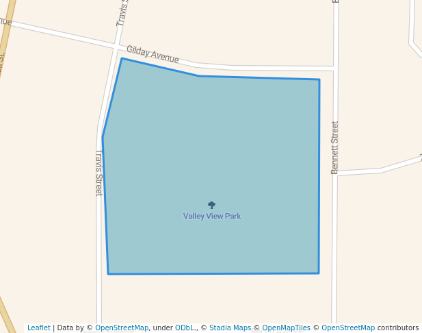 walking in Valley View Park map in North Las Vegas