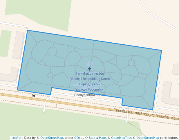 Парк дружбы между Россией и Республикой Корея