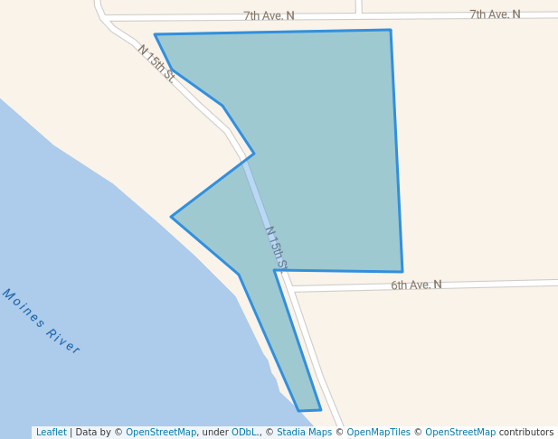 walking in Lake Nokomis Park map in Humboldt