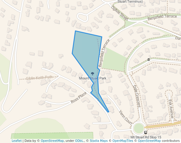 Mount Stuart Park in Mount Stuart | Map and Routes