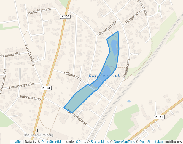 walking in Volkspark Aschendorf map in Papenburg