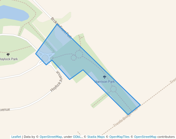 walking in Central Park - Future Park map in Elora