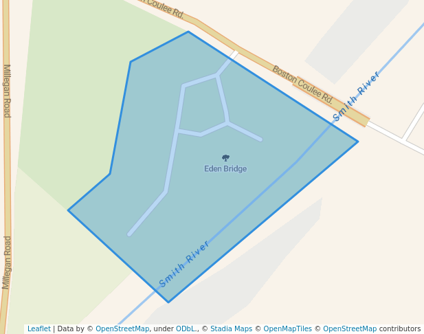 Eden Bridge in Great Falls | Map and Routes