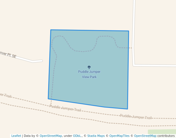 walking in Puddle Jumper View Park map in Orange City