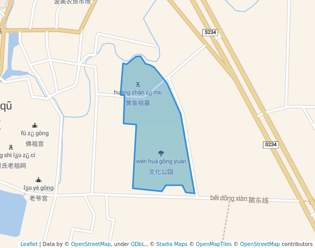 walking in 文化公园 map in Shantou