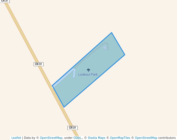 walking in Lookout Park. map in Westmeath