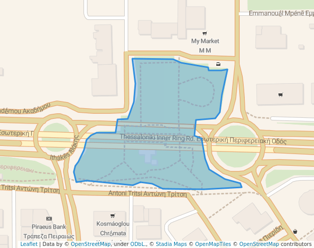 Πάρκο περιφερειακής οδού