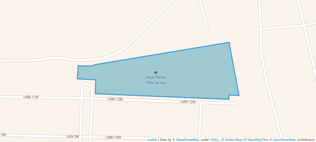 walking in Areas Verdes Villas de Yara map in Cambural