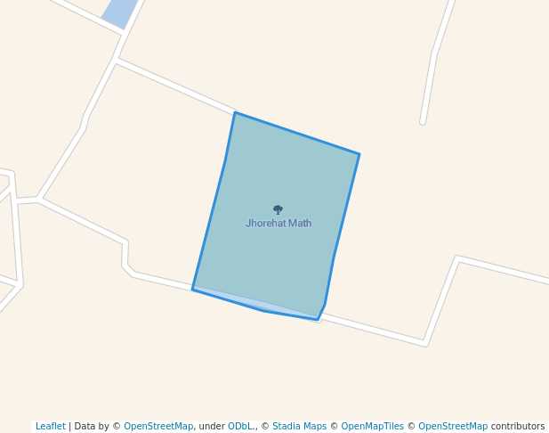 walking in Jhorehat Math map in Howrah