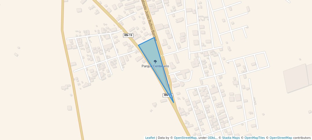 walking in Parque Centenario map in Jalapa