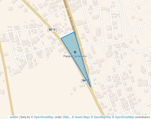 walking in Parque Centenario map in Jalapa