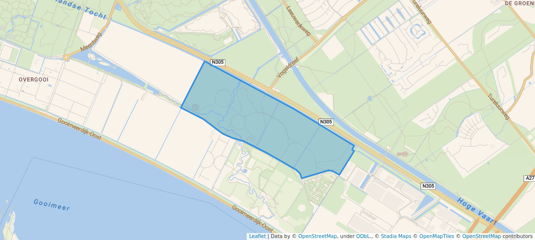 walking in Cirkelbos map in Almere