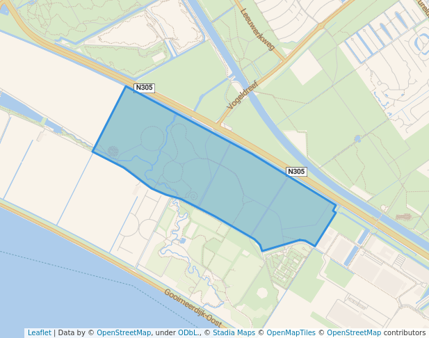 walking in Cirkelbos map in Almere