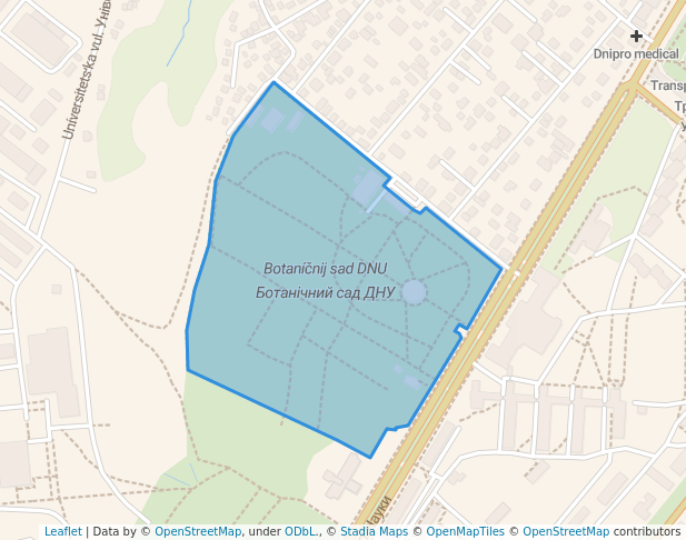 Ботанічний сад ДНУ