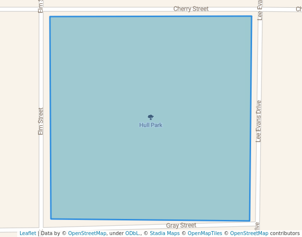 walking in Hull Park map in Hull